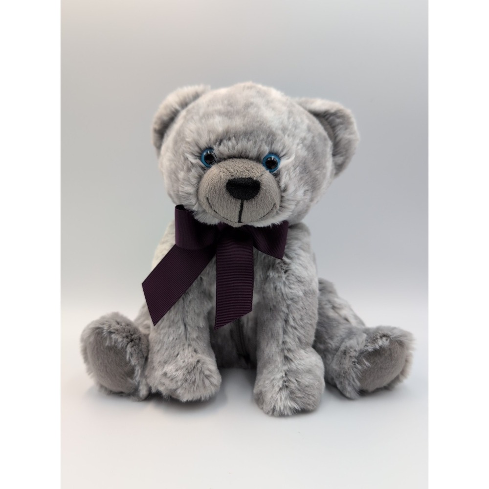 Ben Bridge Benny Bear Plush Gray 2016 Jewelry Ring Pouch Proposal Engagement 9"